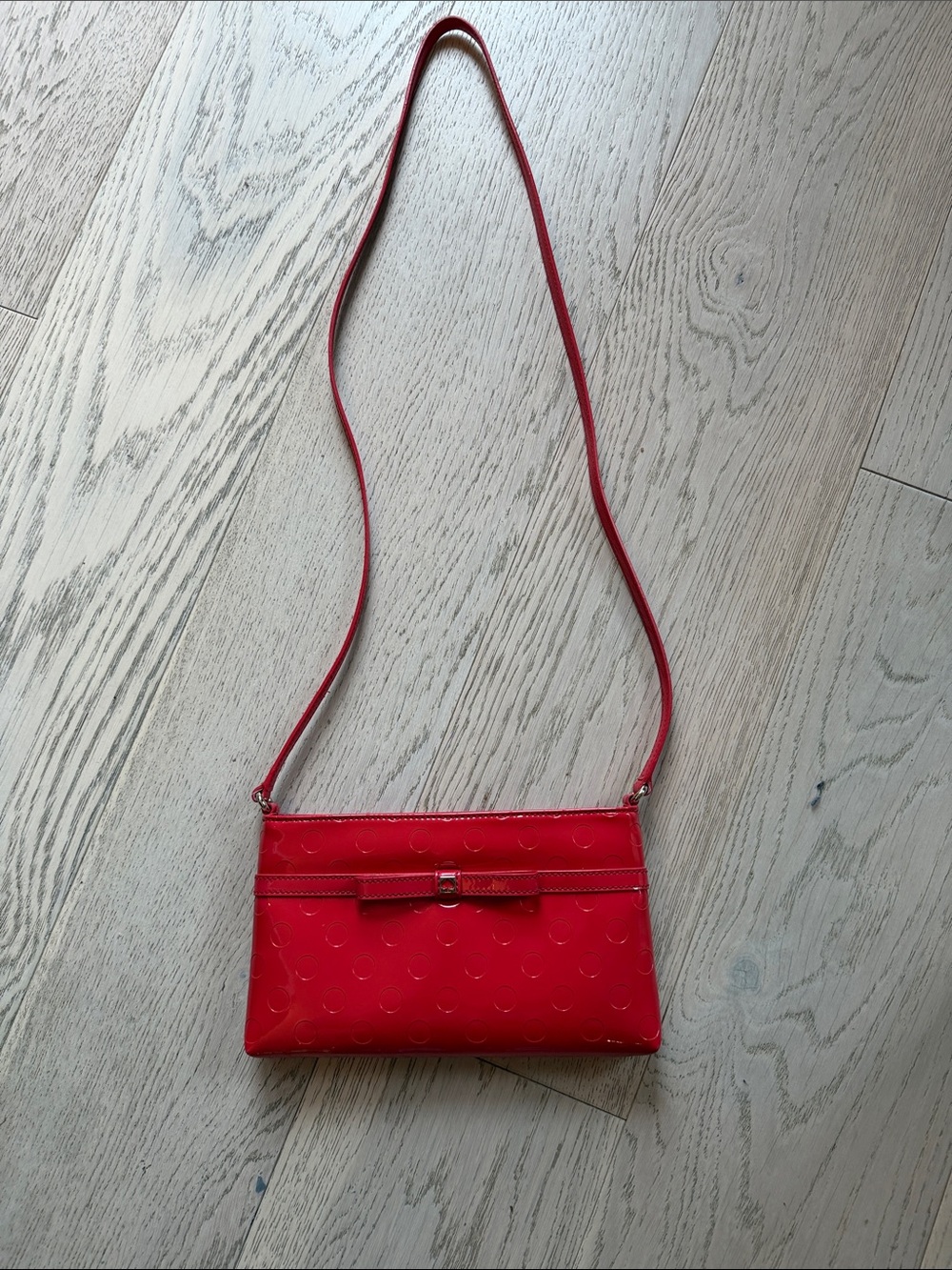 kate spade Red Bow-Accent Crossbody Bag